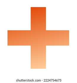 Plus Gradient Art Vector Design