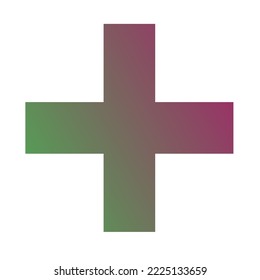 Plus Gradient Art Vector Design