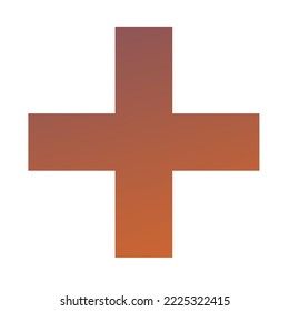 Plus Gradient Art Vector Design
