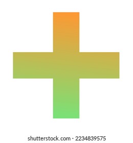 Plus Gradient Art Vector Design