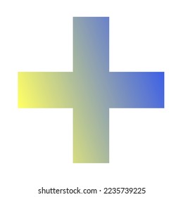 Plus Gradient Art Vector Design