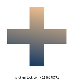 Plus Gradient Art Vector Design