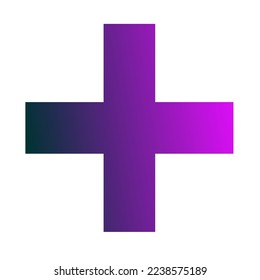 Plus Gradient Art Vector Design