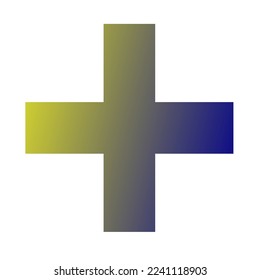 Plus Gradient Art Vector Design