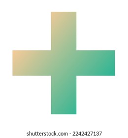 Plus Gradient Art Vector Design