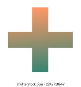 Plus Gradient Art Vector Design