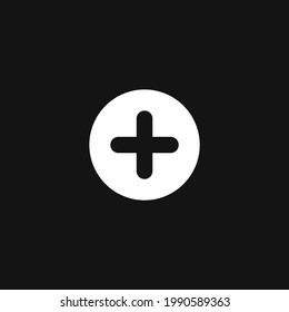 Plus Icon. Add icon. Addition sign. Vector illustration for graphic design, Web, UI, app.