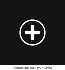 Plus Icon. Add icon. Addition sign. Vector illustration for graphic design, Web, UI, app.