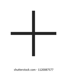 Plus icon. Add symbol.