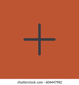 Plus icon. Add symbol vector