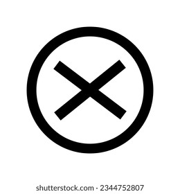 Plus icon in a circle. Vector illustration. EPS 10.