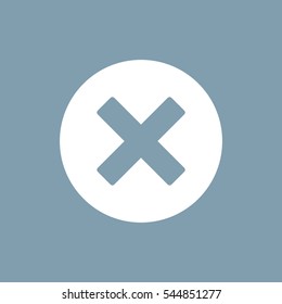 Plus icon, the cross, add, delete, close, zoom, vector  flat design style