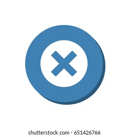 Plus icon, the cross, add, delete, close, zoom, vector  flat design style