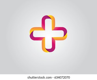 Plus icon design hospital 
