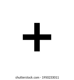plus icon design on white background