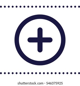 plus Icon, flat design style