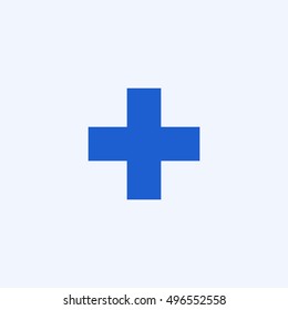 plus icon, isolated, white background