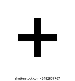 Diseño de logotipo de icono Plus. Agregar signo más y símbolo