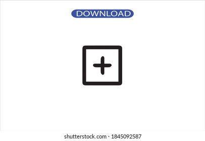 plus icon or logo isolated sign symbol vector illustration - high quality black style vector icons.