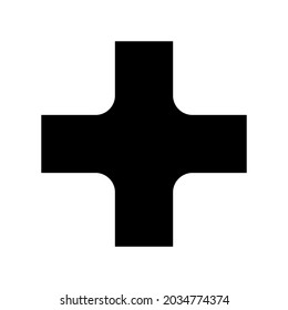 plus icon or logo isolated sign symbol vector illustration - high quality black style vector icons

