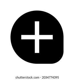 plus icon or logo isolated sign symbol vector illustration - high quality black style vector icons
