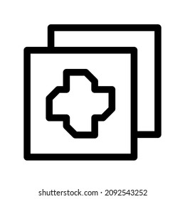 más icono o logotipo símbolo de signo aislado ilustración vectorial de alta calidad iconos vectoriales de estilo negro
