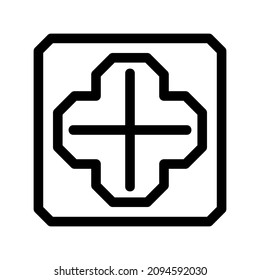 plus icon or logo isolated sign symbol vector illustration - high quality black style vector icons
