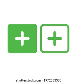 plus icon. positive icon vector sign symbol