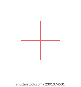 Plus Icon set illustration. Add plus sign and symbol