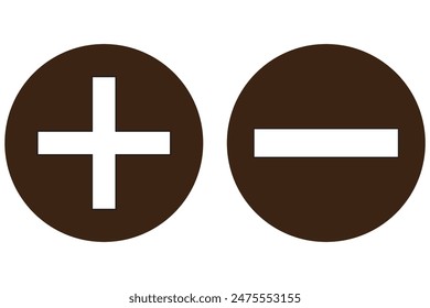 Plus Icon set for web and mobile app. Add plus sign and symbol