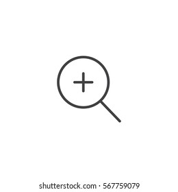 plus icon. sign design