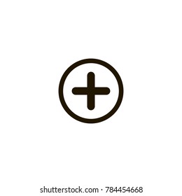 plus icon icon. sign design