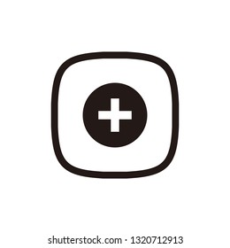 Plus icon sign symbol