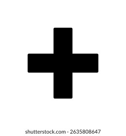 Plus icon symbol for apps and websites. Add plus sign and symbol