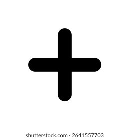 Plus icon symbol for apps and websites. Add plus sign and symbol
