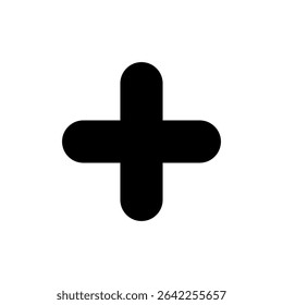 Plus icon symbol for apps and websites. Add plus sign and symbol
