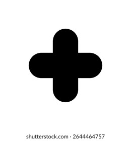 Plus icon symbol for apps and websites. Add plus sign and symbol