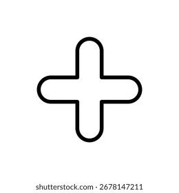 Símbolo de icono Plus para App y Sitios web. Añadir signo más y símbolo