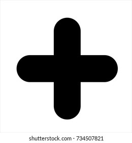 plus icon in trendy flat style isolated on white background. plus icon symbol for your web site design,plus logo, app, UI. Vector illustration, plus icon eps10.