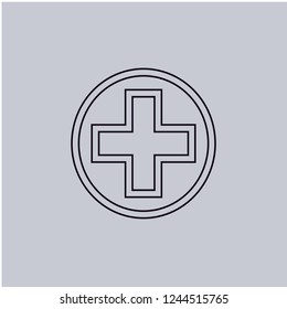 plus icon vector.