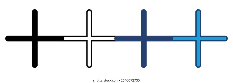 Plus Icon vector. Add plus icon