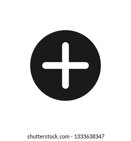 Plus Icon vector. Add icon. Addition sign. Medical Plus icon