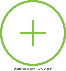 Plus Icon vector. Add or Addition sign. More, Medical Plus icon