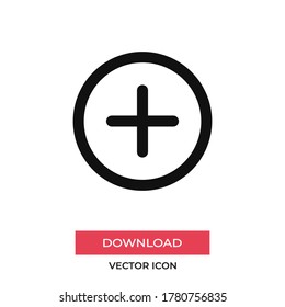 Más vector de icono. Añadir signo