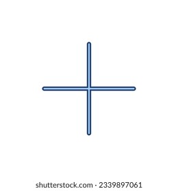 Plus icon vector. Add plus sign and symbol
