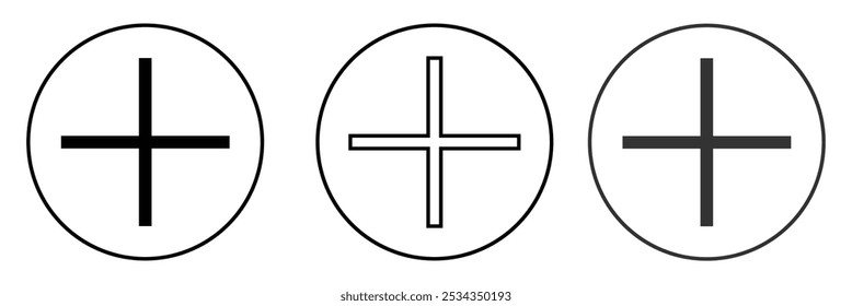 Plus Icon vector. Medical Plus icon. Vector Illustration .