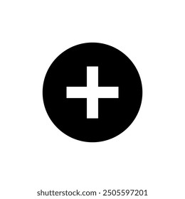 Plus Icon vector illustration. Add plus sign trendy style illustration for web and app on white background..eps