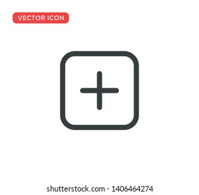 Plus Icon Vector Illustration Design