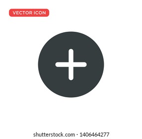 Plus Icon Vector Illustration Design