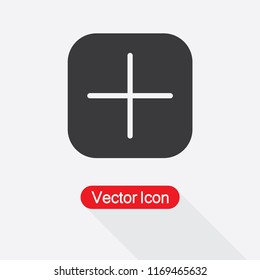 Plus Icon Vector Illustration Eps10
